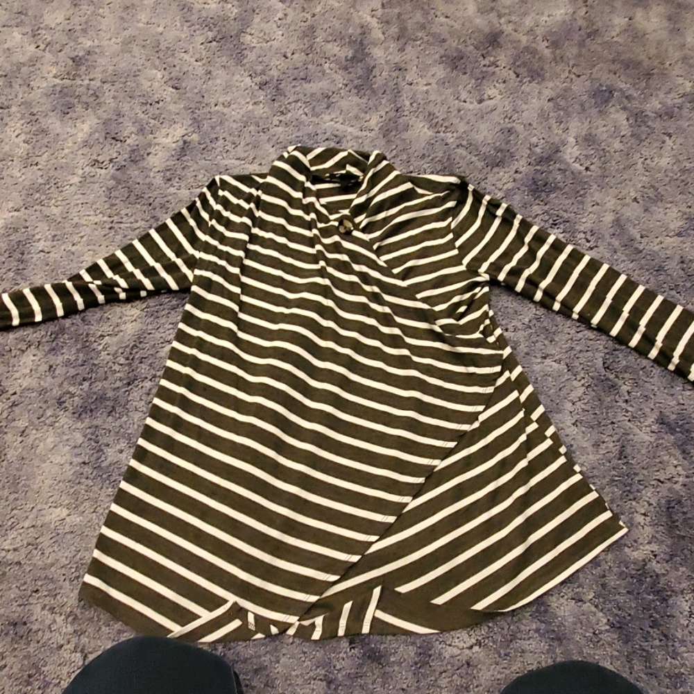 One button flowy sweater